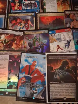 Magic The Gathering Lot Of 110 Cards. Rares And Mythics Only! Marvel Superheroes - Image 5