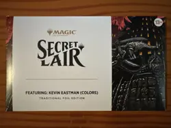 MTG Secret Lair x TMNT Featuring: Kevin Eastman (Colors) Foil- Sealed - Image 1