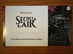 MTG Secret Lair x TMNT Featuring: Kevin Eastman (Colors) Non Foil- Sealed - Image 1