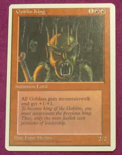 Goblin King MTG Core Set 4th Edition Regular - Image 1