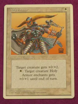 Holy Armor MTG Core Set 4th Edition Regular - Image 1