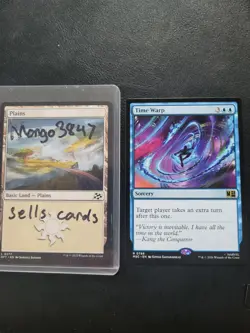 MTG Time Warp NM MSC 0788 Marvel Superheroes Mythic - Image 3
