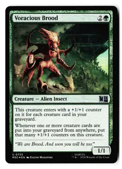 Voracious Brood 735 Commander: Marvel Super Heroes Magic: The Gathering Foil - Image 1
