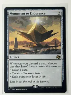 MTG Monument To Endurance - Aetherdrift - NM DFT 0237 R Magic the Gathering - Image 1