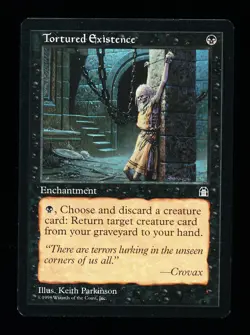 * * 1x Tortured Existence x1 * * Stronghold MTG NM Near Mint - Image 1