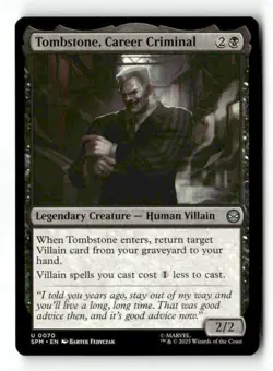 Tombstone, Career Criminal 70 Uncommon MTG SPM NM - Image 2