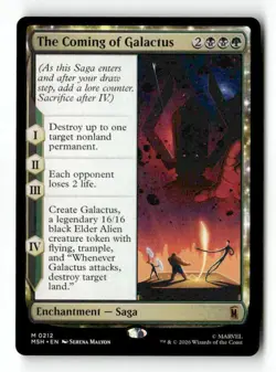 The Coming of Galactus 212 Mythic MTG MSH NM - Image 2