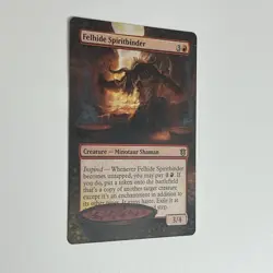 MTG Hand Painted Alter Felhide Spiritbinder Altered EDH Commander Card Extended - Image 3