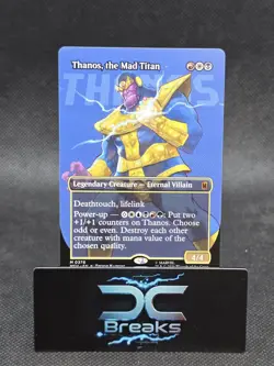 Thanos, the Mad Titan 376 Marvel Super Heroes Magic: The Gathering NM - Image 1