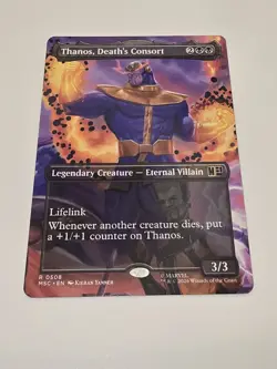 Thanos, Death's Consort (Borderless) Commander: Marvel Super Heroes Regular - Image 1