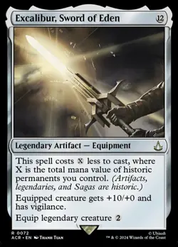 [1x] Excalibur, Sword of Eden Near Mint, English Assassin's Creed MTG Magic - Image 1