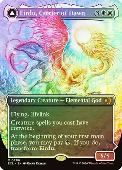 Eirdu, Carrier of Dawn Foil Showcase Lorwyn Eclipsed NM MTG - Image 1