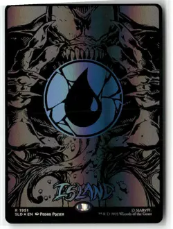 Island (1951) (Raised Foil) 1951 Holo Secret Lair Drop Series Magic: Foil NM - Image 1