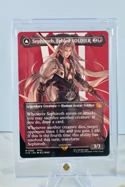MTG - FIN - 0382 Sephiroth, Fabled SOLDIER (Borderless) Final Fantasy Regular - Image 1