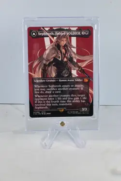 MTG - FIN - 0382 Sephiroth, Fabled SOLDIER (Borderless) Final Fantasy Regular - Image 4