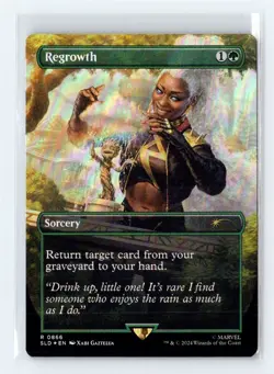 MTG - Regrowth - Secret Lair Marvel 0866 Foil Rare Groot - Image 1