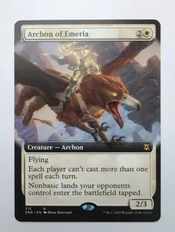 MTG Archon of Emeria (ZNR) Zendikar Rising (Extended Art) Regular Rare 315 - Image 1