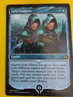 Gift's Ungiven. Rare Instnat spellbook. SS1 MTG Card. - Image 3