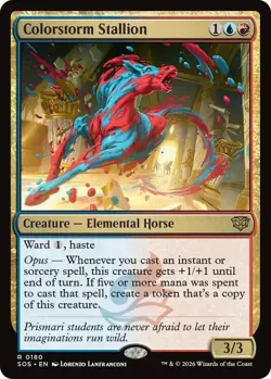 x1 Colorstorm Stallion - Foil R MTG Secrets of Strixhaven M/NM, English - Image 1
