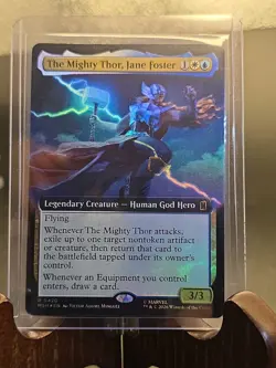 The Mighty Thor, Jane Foster (Extended Art) Marvel Super Heroes MTG Foil NM - Image 3