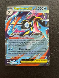 Mega Greninja ex 022/086 Double Rare Chaos Rising Pokemon Near Mint - Image 1