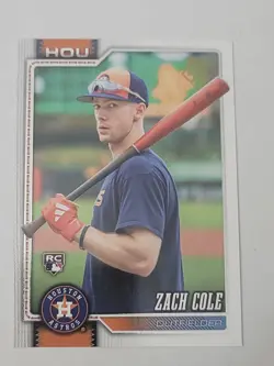 2026 Topps Series 2 Zach Cole RC Golden Mirror Rookie SSP - Image 2