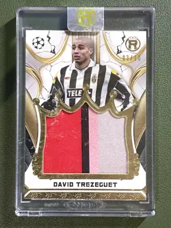 2024-25 Topps Reverence UEFA UCC David Trezeguet Jumbo Relic Match-Worn /10 - Image 1