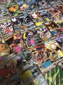 Pokemon 100 Official TCG Cards Lot with Ultra Rare Included - GX EX MEGA + HOLOS - Image 1