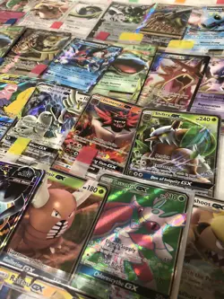 Pokemon 100 Official TCG Cards Lot with Ultra Rare Included - GX EX MEGA + HOLOS - Image 2