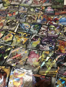 Pokemon 100 Official TCG Cards Lot with Ultra Rare Included - GX EX MEGA + HOLOS - Image 3