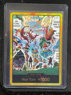 DON!! Card (Egghead) (Gold) DON!! The Azure Sea's Seven One Piece Near Mint - Image 1