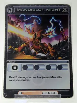 Chaotic Card : Mandiblor Might Zenith Of The Hive Super Rare Attack Holo - Image 1