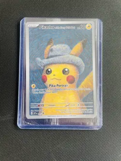 Pokemon Van Gogh Pikachu with Grey Felt Hat SVP 085 Promo Card - Sealed! - Image 3