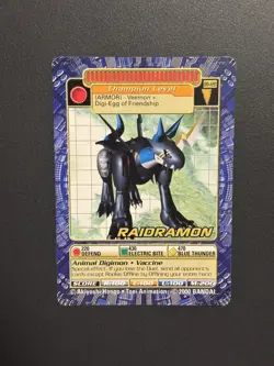 Digimon Raidramon Bo-120 Digi-Battle Series 3 Non Holo Card - Image 1