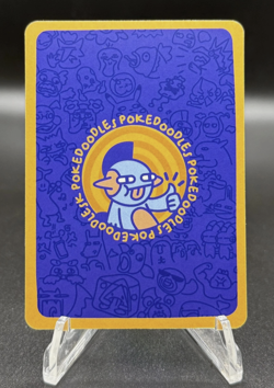Pokedoodles Suspicious Card Vendor 94/90 - Secret Rare Card - Parody Fan Art - Image 3