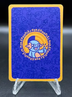 Pokedoodles Shiny Blub Blub 90/90 - Rare Card - Parody Magikarp Fan Art - Image 3