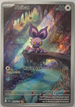 Pokemon TCG Noibat Journey Together Illustration Card 169/159 - Image 1