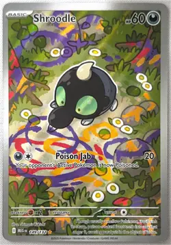 Pokemon Card TCG - Shroodle 149/132 Illustration Rare Mega Evolution Near Mint - Image 1