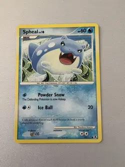 Pokemon Spheal TCG Card 82/111 Rising Rivals Normal LP - Image 1