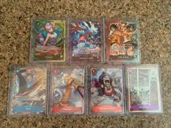 One Piece CCG - Full Art Lot (7 Cards In Total) NM/M English - Image 1