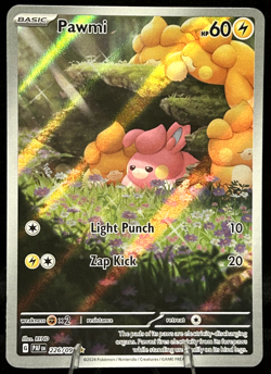 Pawmi 226/091 SV: Paldean Fates Holo - NM Illustration Rare Pokemon Card - Image 1