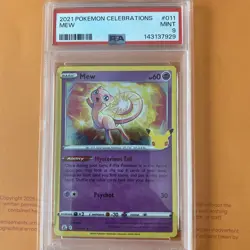 PSA 9 MINT 2021 POKEMON CELEBRATIONS MEW 011 2 Card One Ungraded An Other Graded - Image 4