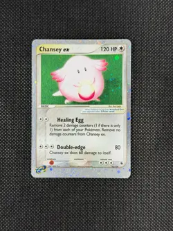 Chansey ex Ruby and Sapphire 96/109 Pokemon Card Holo - NM! - Image 2