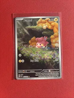 Pawmi 226/091 Illustration Rare Paldean Fates Pokemon Card - Image 1