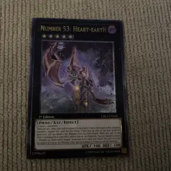 Yugioh Number 53: Heart-eartH CBLZ-EN046 Ultimate Rare 1st Ed NM - Image 1