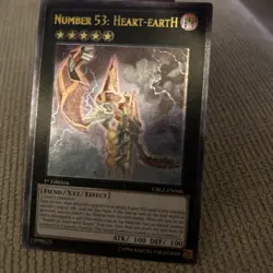 Yugioh Number 53: Heart-eartH CBLZ-EN046 Ultimate Rare 1st Ed NM - Image 4