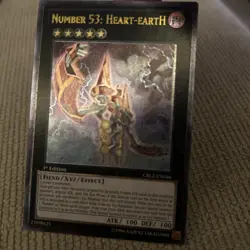 Yugioh Number 53: Heart-eartH CBLZ-EN046 Ultimate Rare 1st Ed NM - Image 5