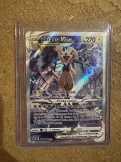 Pokemon Crown Zenith Galarian Gallery Zeraora VSTAR Ultra Rare Card #GG43/GG70 - Image 1