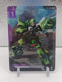 Zaku Warrior Alternate Art Foil - ST09-005 NM - Gundam TCG Card Game - Image 1