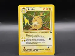 Raichu Holo 14/62 Fossil Set Pokemon Card 1999 WOTC Vintage Holo Rare - Image 1